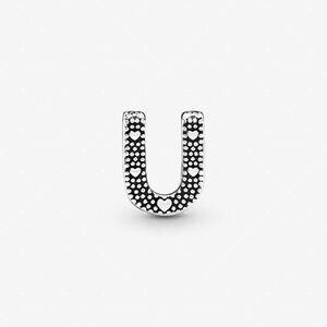 Pandora Letter U Alphabet Charm